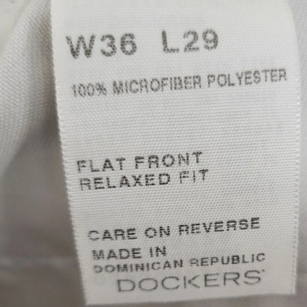 Khaki Docker Golf Pants Men Size 36/28 - Picture 9 of 14